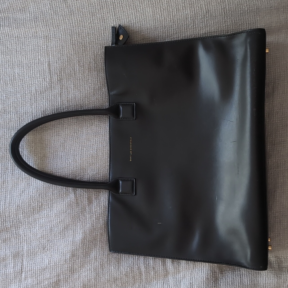 Want les essentiels large leather tote